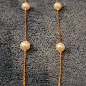 Gold and Pearl Necklace